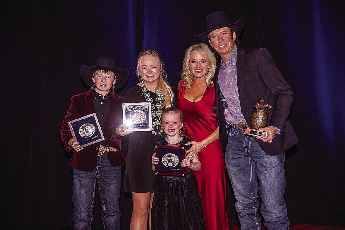NFR barrelman takes the ‘Triple Crown’ once more at this year’s PRCA awards banquet