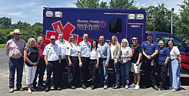 Choctaw County EMS donates 2022 ambulance to Freedom Volunteer EMS Service