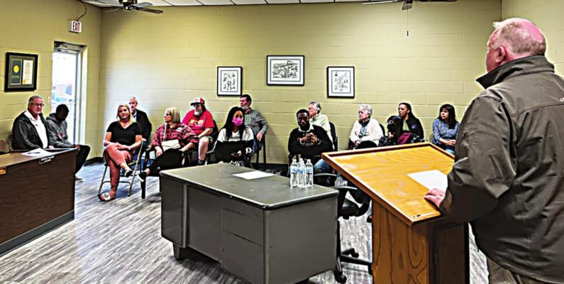 City and law officials