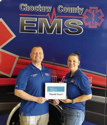 Choctaw County Ambulance Authority receives grant from Carolyn Watson Rural Oklahoma Community Foundation