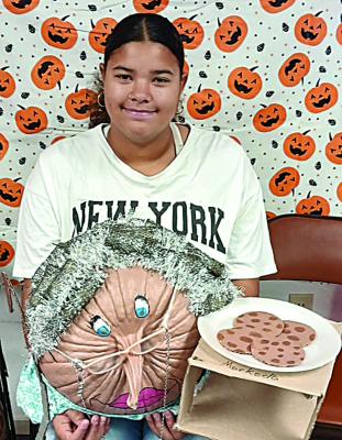 The rain on Saturday may have caused the Halloween Festival in Fort Towson to be cancelled but the Raymond Gary Lake Association of Fort Towson still held their third annual Pumpkin Decorating Contest for the Fort Towson School students on Saturday, Oct. 25! There was an incredible turnout — 50 pumpkins in total! The judges agreed that every single one deserved to win! The competition was so close that the judges decided to split the 8–12 age group into two separate categories just to make it fair. Even the