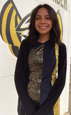 Hugo Band Student of the Week is Adison Roberts. She is a junior at Hugo High School. She has been a member of Color Guard for four years. What she likes most about color guard is the time they spend together, whether that be practicing or performing, she said it’s always fun. Her only other hobby is art because it gives her the ability to paint or draw her feelings instead of trying to put them into words.