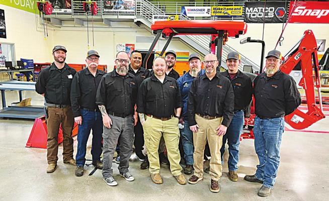 Kiamichi Tech Hugo instructor attends Kubota tech training