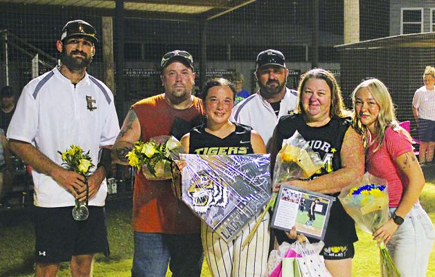 Tigers show appreciation to two seniors