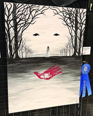 “Sist ers Never Again or Forgotten” by Rodney Ridge, winner of the Diversified Art category, also wins the Okla’s Choice (People’s Choice) in the 21st Annual Choctaw Nation Art Show. Photo Courtesy / Choctaw Nation