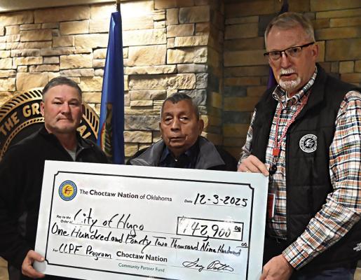 Choctaw Nation issues partnership funds to area governments