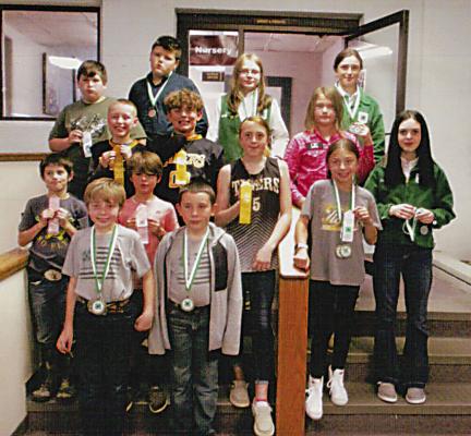 A.J. Brents, Denton McClanahan, Jeremy Duncan, Blake Heady, Haley George, Acelee Ellis, Kayleigh Payne, Seth Smith, Graeson Hudson, Susanna Brown, Spencer Allen, Lane Hendrix, Danielle Brents and Jailynn George.
