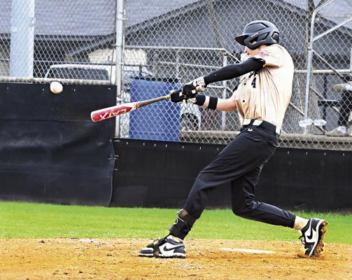 HUGO BUFFALOES JAKOBY TEAGUE couldn’t have done much more at the plate or on the bases during the team’s recent outing against the Tishomingo Indians. Teague went 4/4 at the plate for the Buffs and scored four runs while posting two RBIs. He also had four stolen bases along with teammates Jace Baker (2), Clayton Keith, Ja’Mari Scroggins, Jayka Santillan and Kobe Watkins. HUGO NEWS PHOTO / Stan Stamper