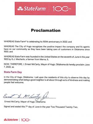 State Farm Insurance celebrates 100th Anniversary