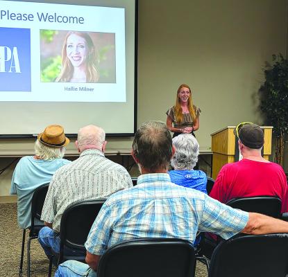 Milner speaks to Choctaw County Republicans