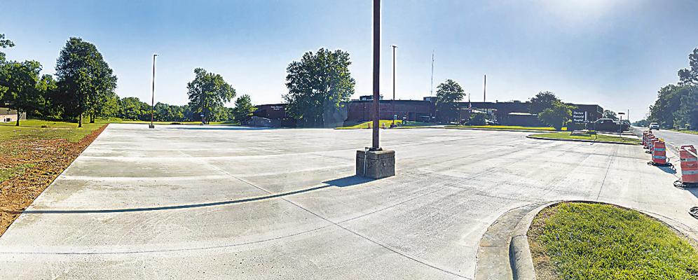 recently completed a major exterior project that involved the concrete paving of the facility’s entire southwest parking lot. The project was completed with available hospital funds at approximately $273,000. In their regular monthly board meeting Wednesday, one of the board’s action items included advertising for bids for where best to place the facility’s surplus funds... a very good indicator of the facility’s present growth and management. Hugo News Photo / Stan Stamper
