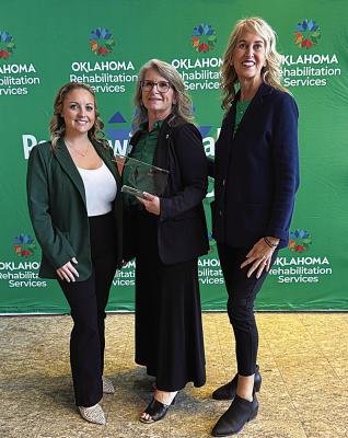 Pictured (left to right): Skylar Bell, Pre-ETS Specialist; Michelle Murray, Director of Student Services; Kim Lane, Pre-ETS Specialist