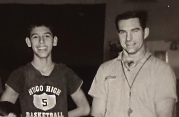 Alan Simpson / Hugo Head Basketball Coach Don Overton