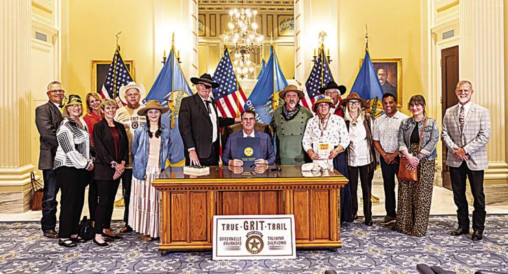 True Grit Trail legislation ceremonially signed by Governor