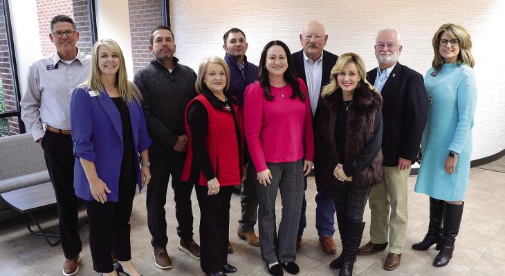 School board leaders recognized in January
