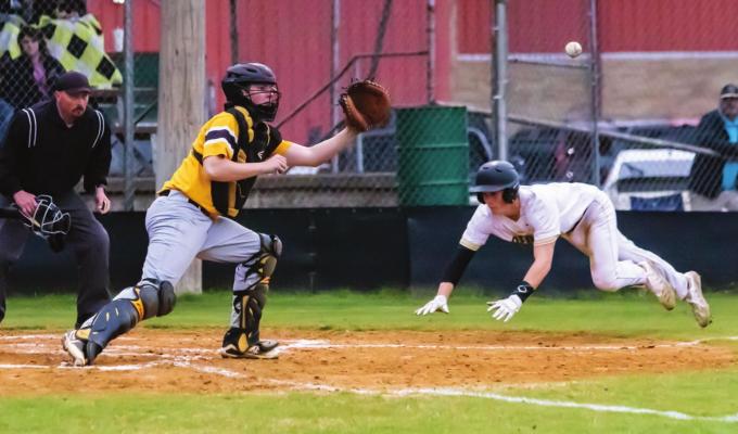 And the throw to home.....