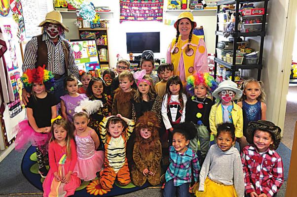 Students at Gingerbread Preschool