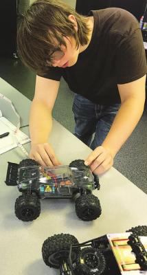 Pre-engineering students at Kiamichi