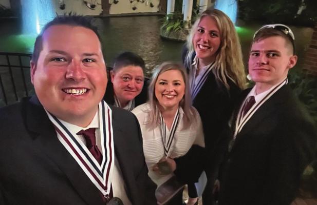 Pictured: CareerTech paramedic students from left to right: Dalton Mahoney, Katherine (Dee) McQuate, Ashley Newman, Katey Lawson and Ethan Flynt. Photo Contributed