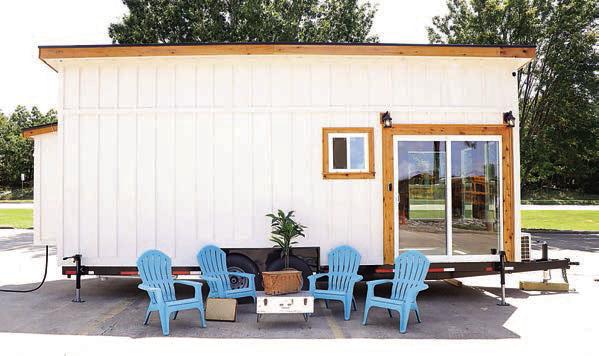 Kiamichi Tech tiny homes head to auction
