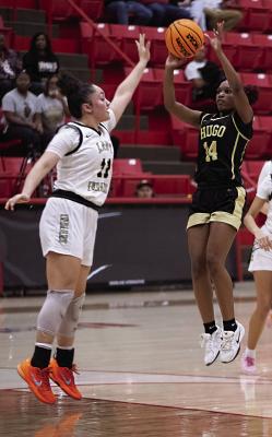 KAYLA MINTER had one of her best games of the season last week in the Regional Tournament. She dropped six deuces from the field and was an impressive 10/12 from the free-throw line, leading the Lady Buffaloes with 22 points. Great effort!