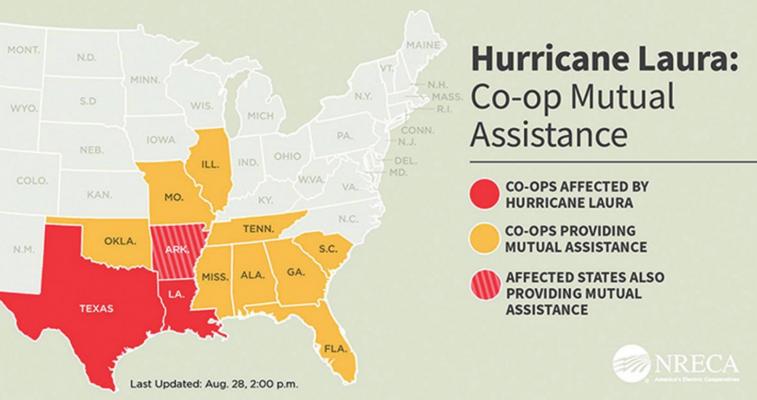Oklahoma’s electric co-ops send help following Hurricane Laura