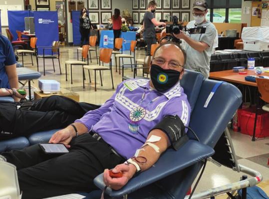 Choctaw Nation, OBI host plasma drive for Coronavirus patients