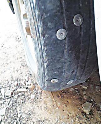 Sheriff investigates dumping of nails