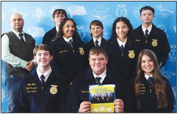 Attending from Boswell were: Jacob Eastwood, president; Case Smallwood, vice president; Bethany Wagonon, secretary; Ethan Boles, treasurer; Jimena Avalos, reporter; Sean Carrico, sentinel; Mike Morphis, adviser.