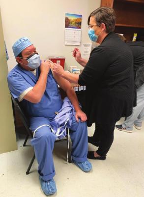 Choctaw County frontline workers receive vaccine