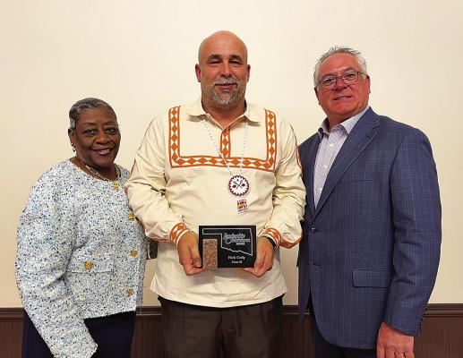 Pictured left to right: Kathy Banks-Mon-roe, Nick Cody, Lyle Roggow.