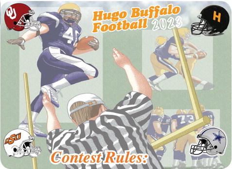 72nd Annnual Hugo News Football Contest!