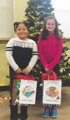 THE BOSWELL CHOCTAW Market Thanksgiving Coloring Contest winners include: Preschool - Branlei Williams and Fifth grader - Riley Pope.