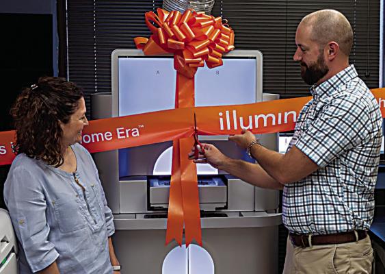 OMRF’s new DNA sequencer to accelerate research