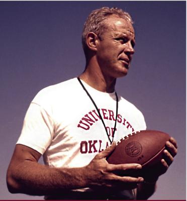 LEDGENDARY OU FOOTBALL COACH — BUD WILKINSON