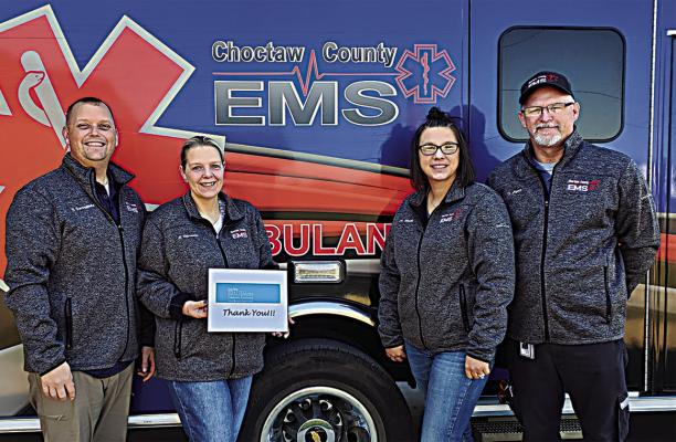 Pictured from left to right is Dr. Randy L. Springfield, Liane Parsons, Arron Mack and Jason Ayers.