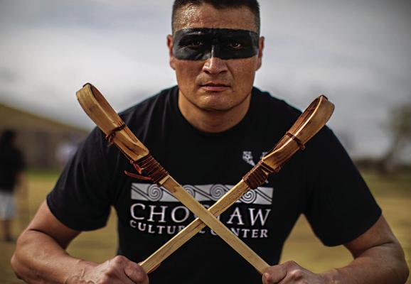 MARCUS BOBB, an avid member of the Choctaw Nation of Oklahoma men’s stickball team was among a large group traveling to Mississippi last week to compete in the 2025 National Stickball Word Serires Tournament. According to early reports, the nation’s youth team, Tvshka Homma Himitta, scored an exciting 3-1 victory over the Mississippi Tiak Hikiya team victory in its tournament debut.