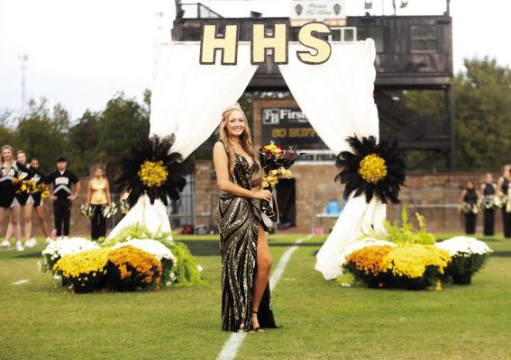 Brooklyn Brook was crowned Hugo High School 2025 Football Homecoming Queen Friday night at Gene Nesbit Stadium. More from the Homecoming can be found on today’s Sports, pages 1B &amp; 2B.