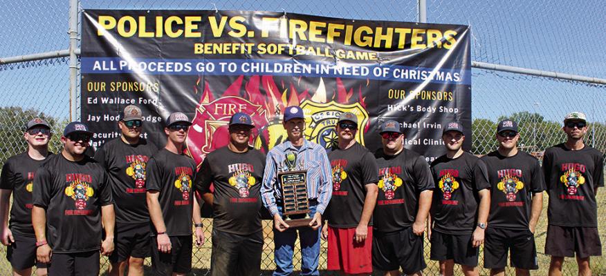 Hugo Fire Chief Ron Cloud and Firefighters!