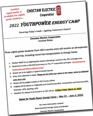 CEC’s Youth Tour 2022