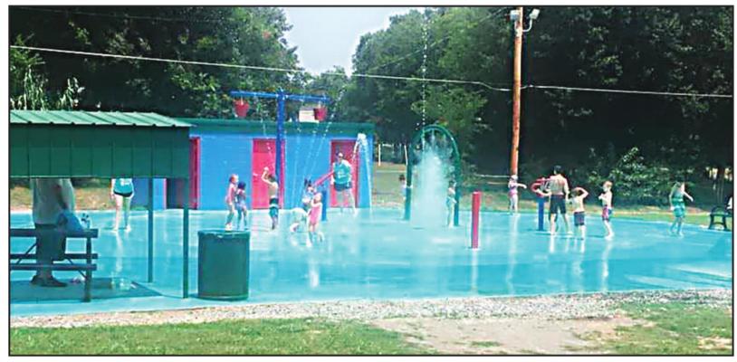 Voluntary contributions from the Choctaw Nation helped fund community provements such as a new splash pad at Leadership Park in McAlester.