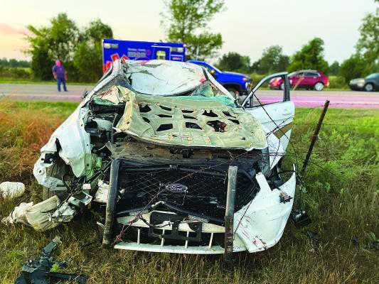 Hugo officer recovering after Sunday morning wreck
