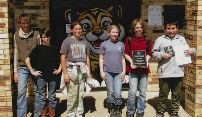 Fort Towson 4-H wins County Land Judging