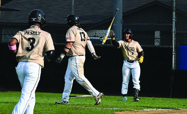 Buffaloes walk their way to 7-2 win over Idabel
