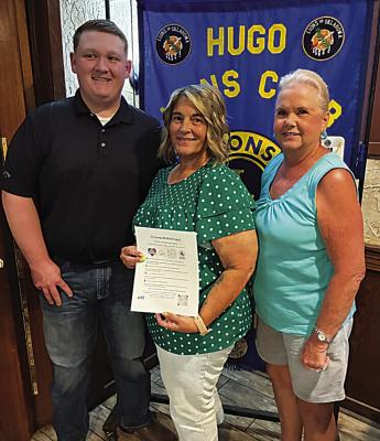 Hugo Lions Club news
