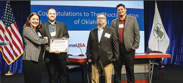 Choctaw Nation Housing Authority receives award for Connect Home program