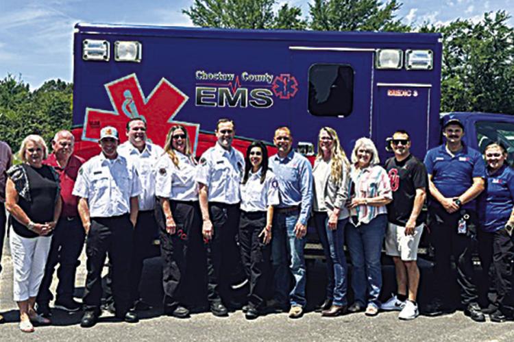Choctaw County EMS donates 2022 ambulance to Freedom Volunteer EMS Service