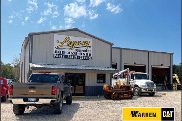 Warren CAT purchases Legacy Equipment in Hugo