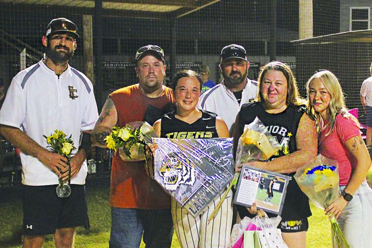 Tigers show appreciation to two seniors