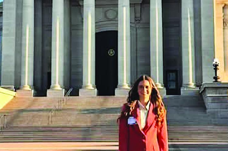Jozie Holder attends Farm Bureau Capitol Camp